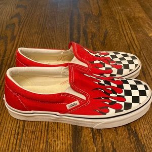 Checkered Drip Vans